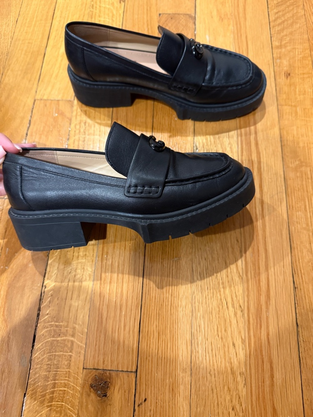 Coach Leah Platform lug sole loafers - Picture 2 of 8